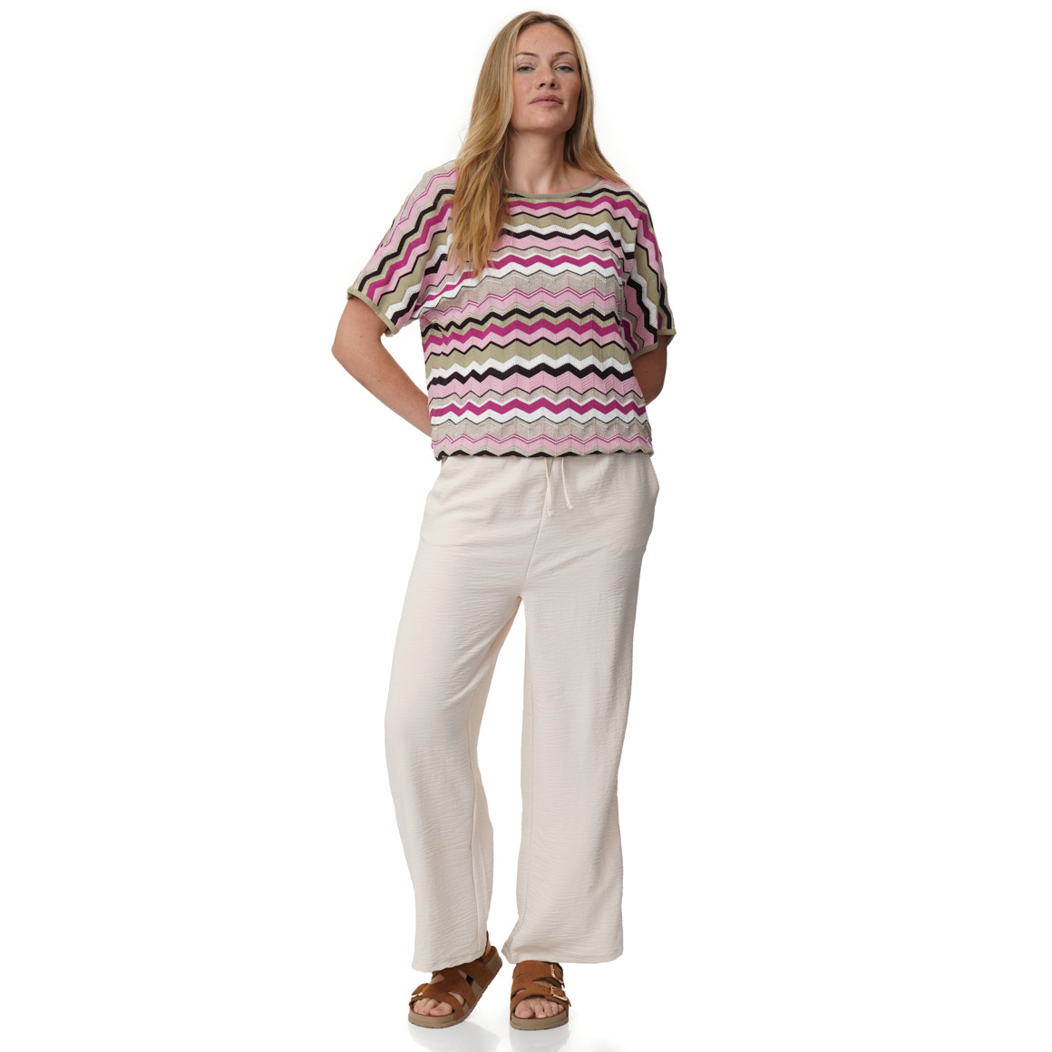 Damen Strickshirt mit Effektgarn