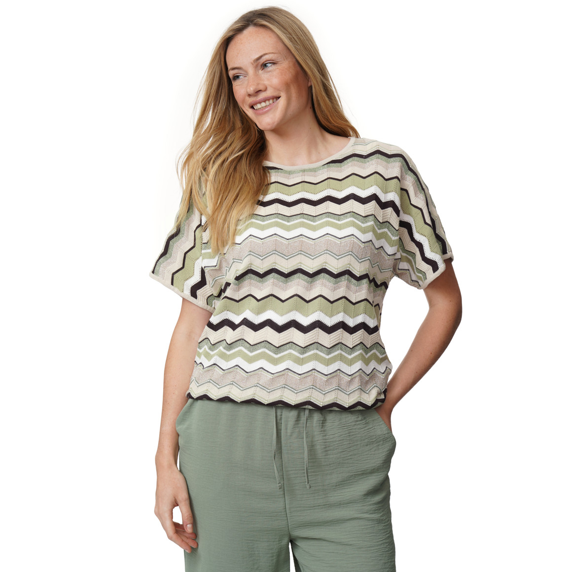 Damen Strickshirt mit Effektgarn