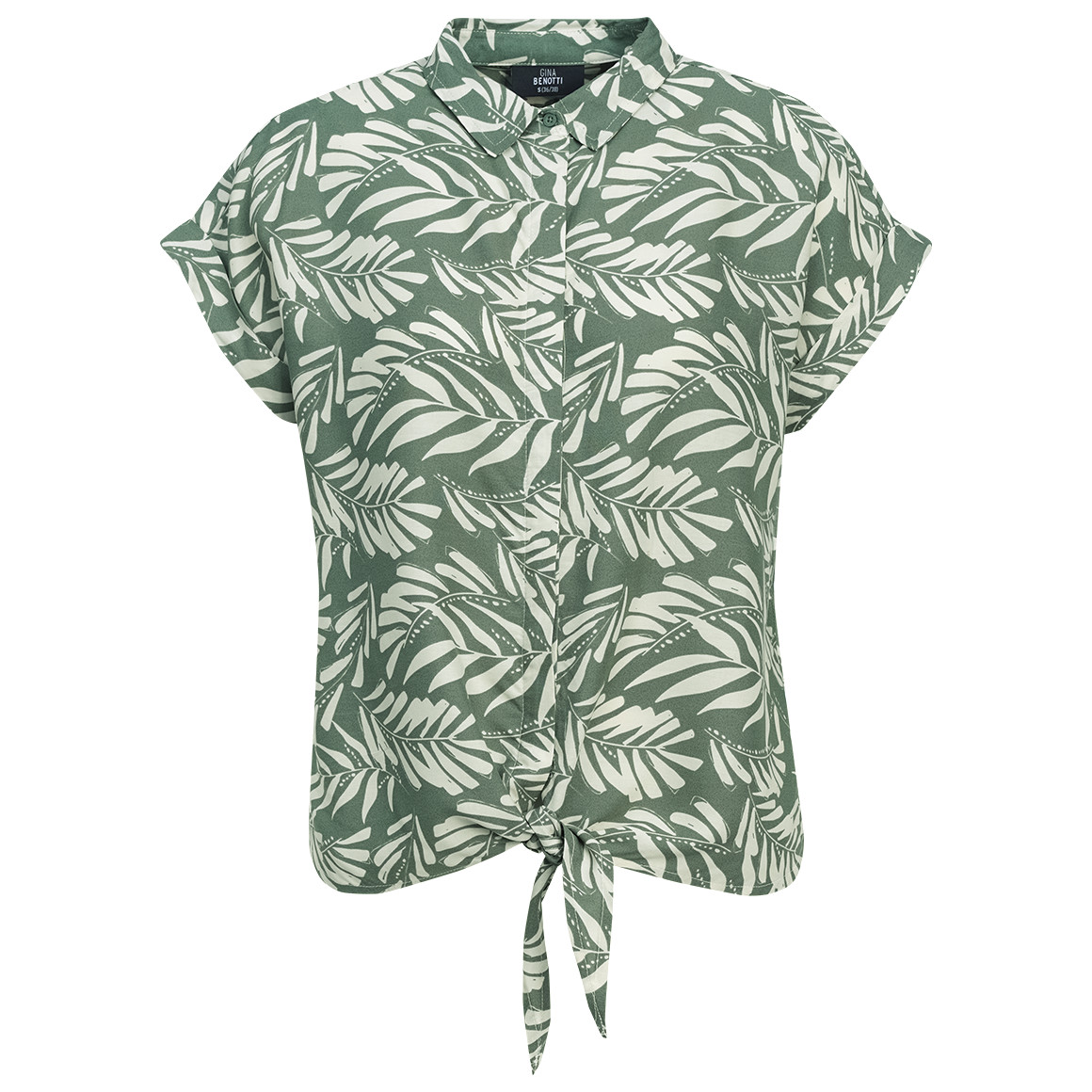 Damen Bluse mit Knotendetail