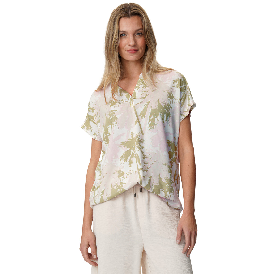 Damen Bluse mit Allover-Print