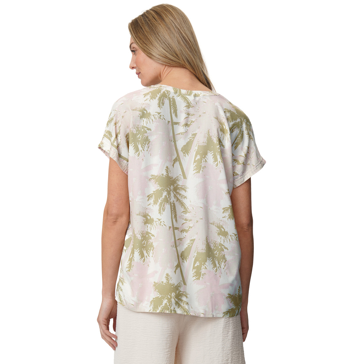 Damen Bluse mit Allover-Print