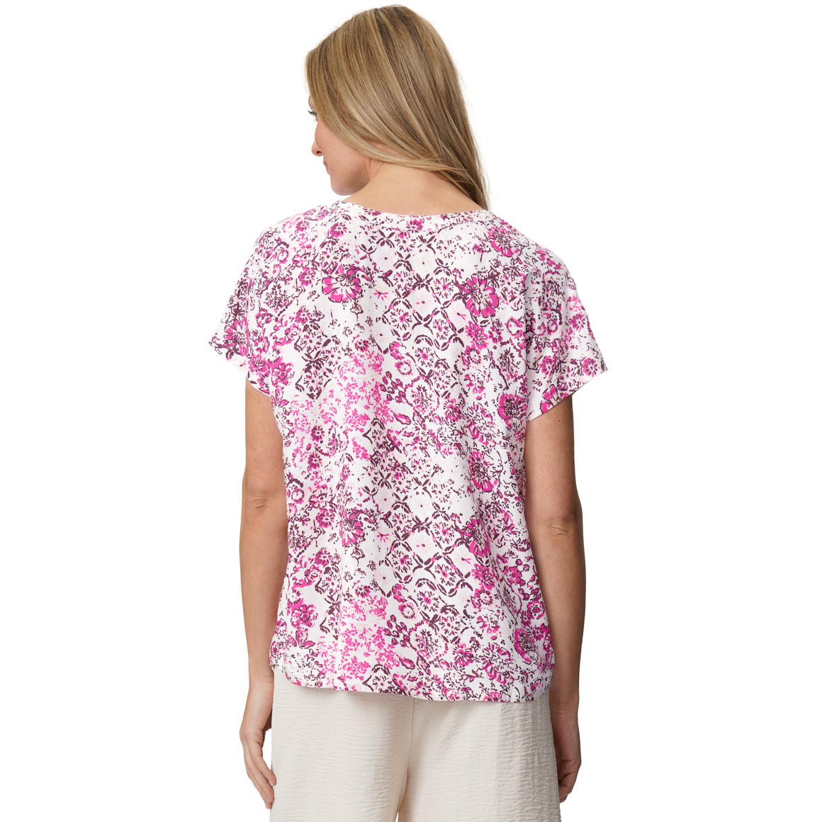 Damen Bluse mit Allover-Print