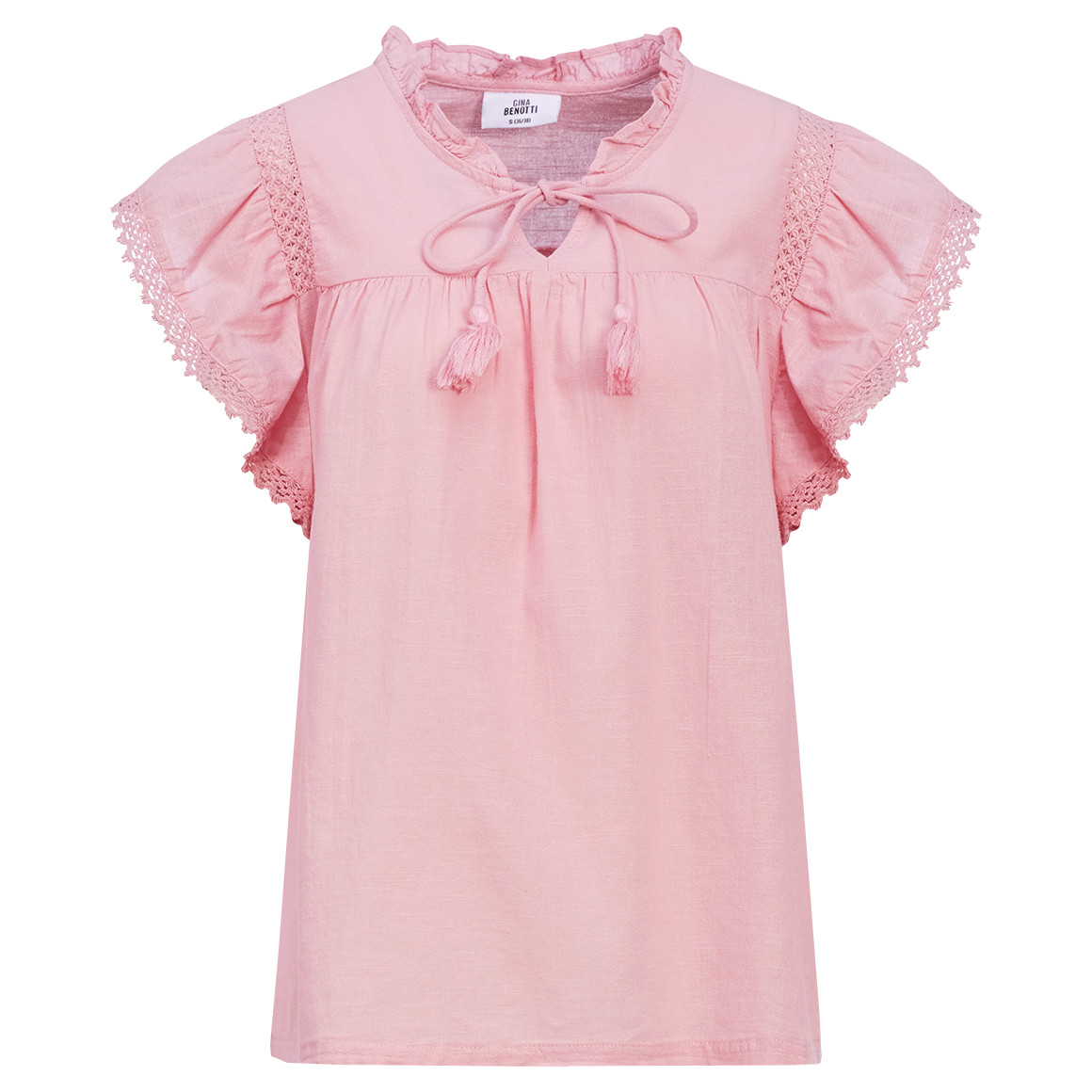 Damen Bluse mit Spitze