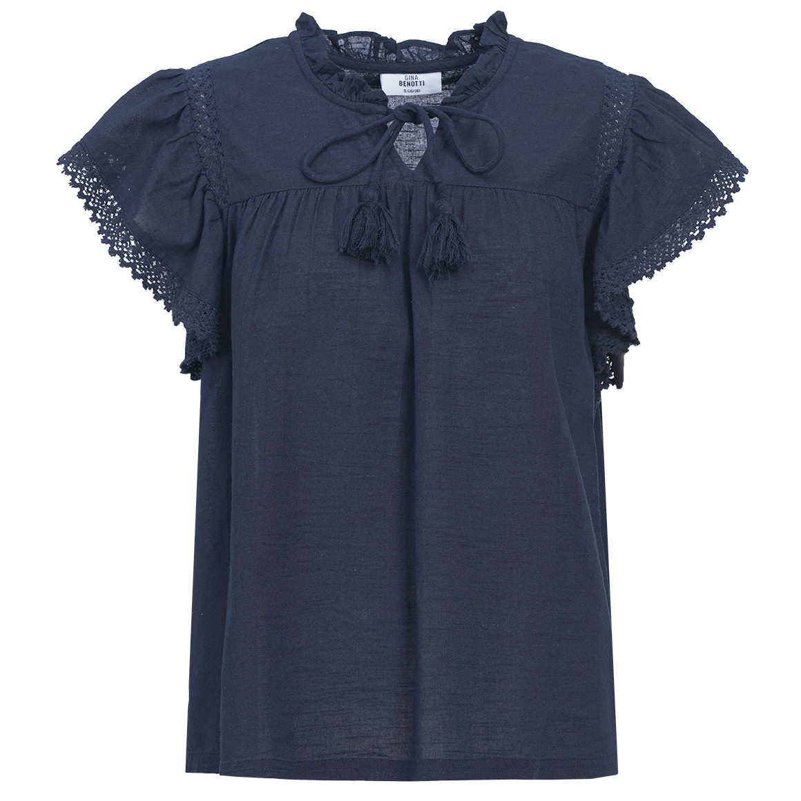 Damen Bluse mit Spitze