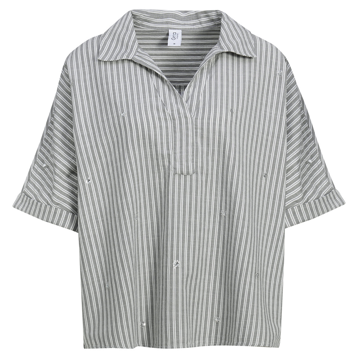 Damen Bluse mit Pailletten
