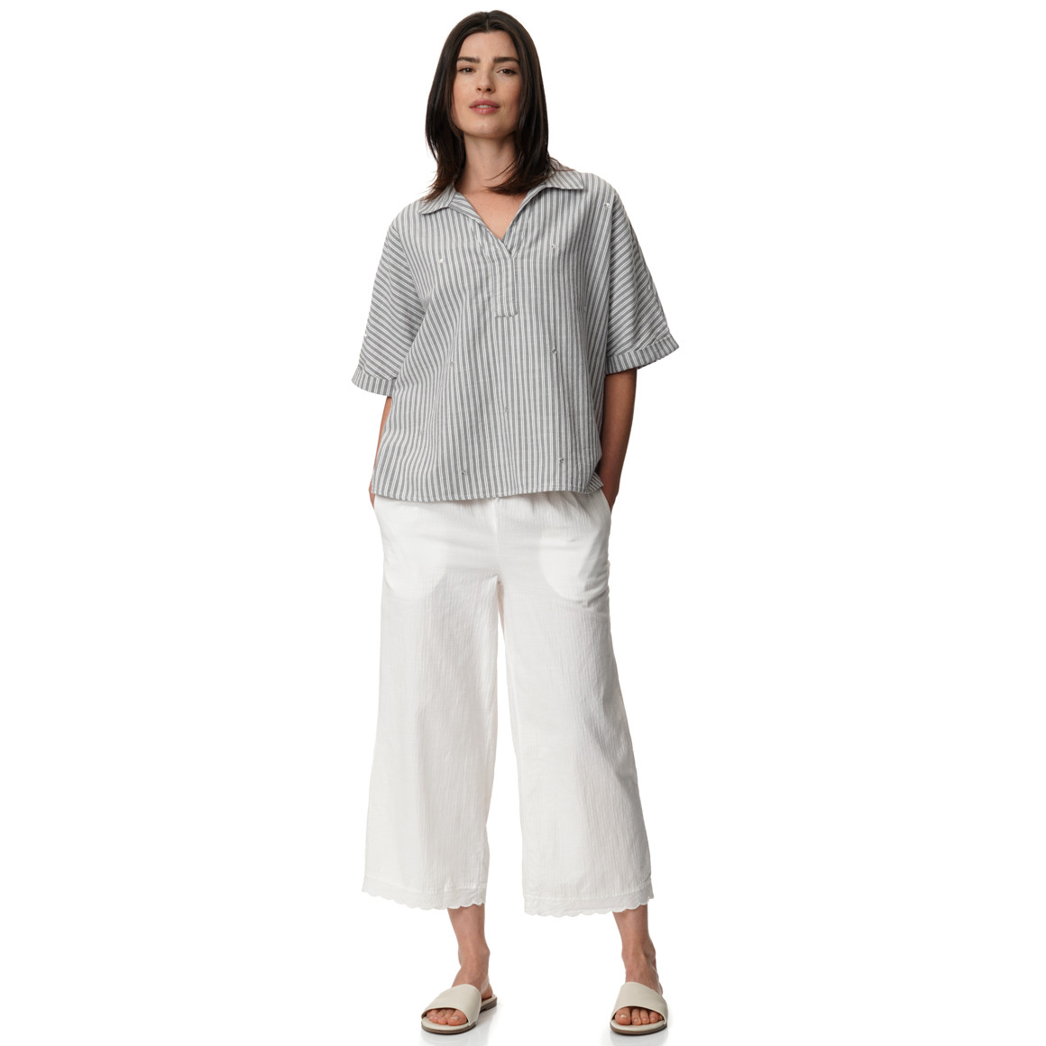 Damen Bluse mit Pailletten