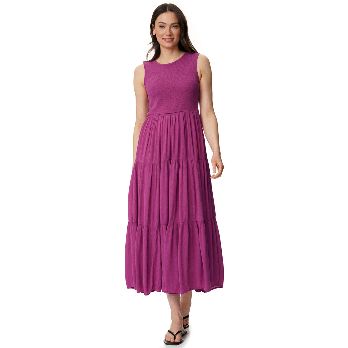 Damen Kleid in Unifarben