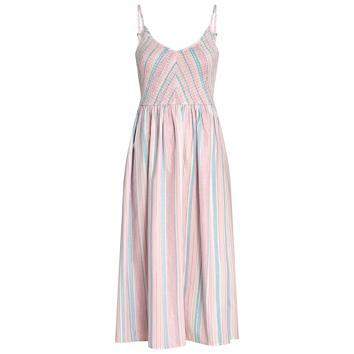 Damen Kleid mit gesmoktem Brustbereich