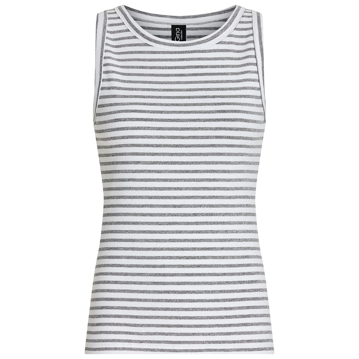 Damen Top mit Rippstruktur