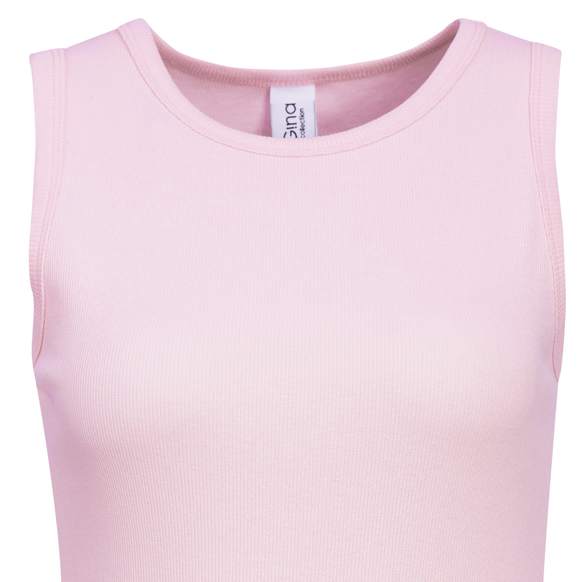 Damen Top mit Rippstruktur