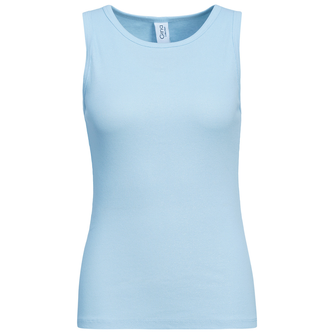 Damen Top mit Rippstruktur