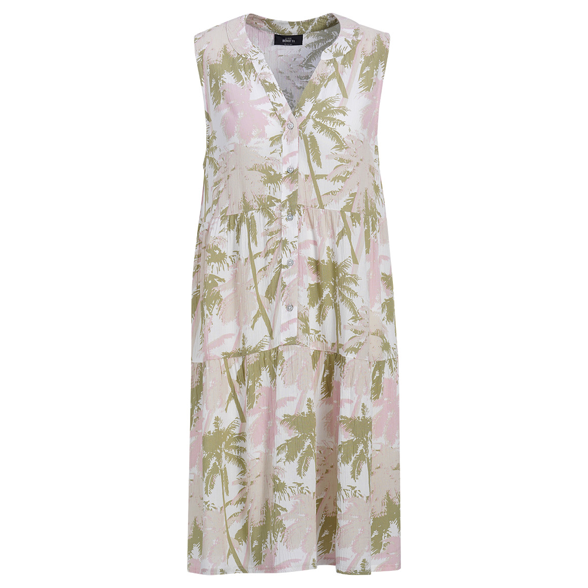 Damen Kleid in Crepp-Optik