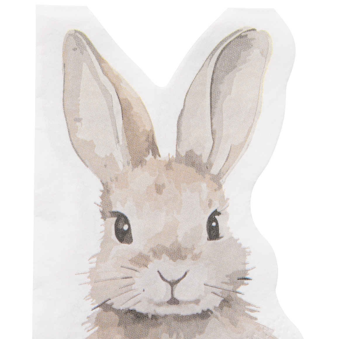 12 servetten in de vorm van een haas