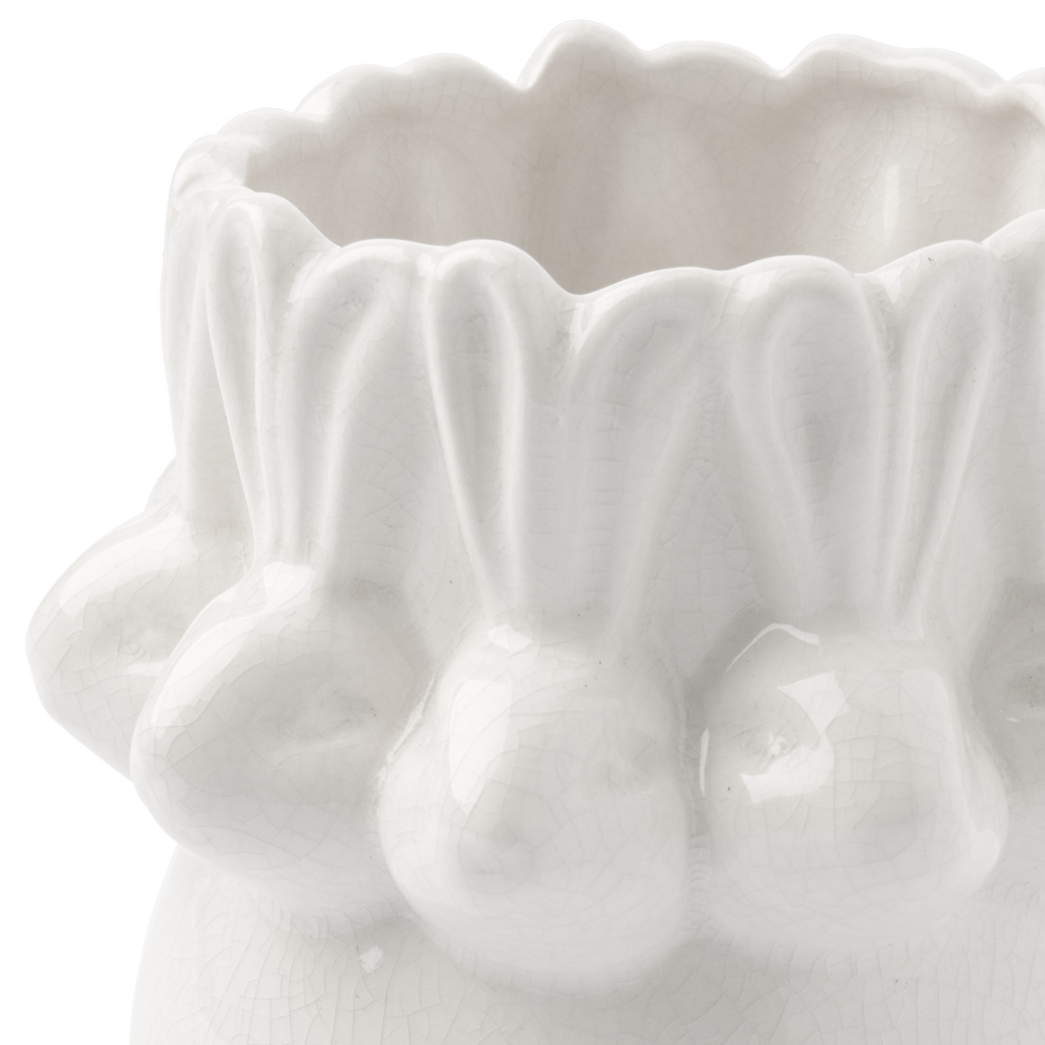 Vaas met hazenkopjes