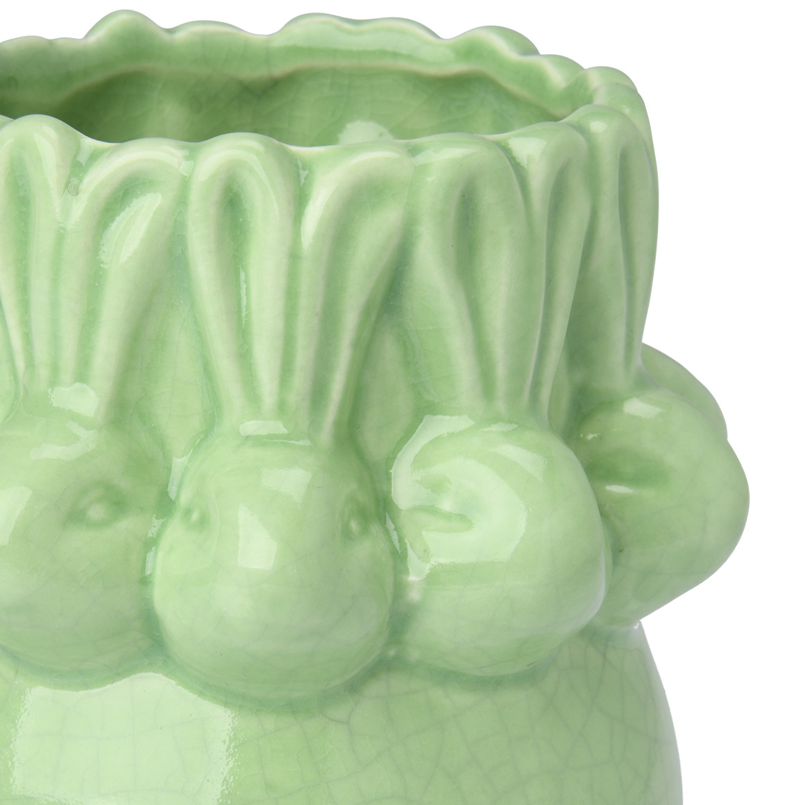 Vaas met hazenkopjes