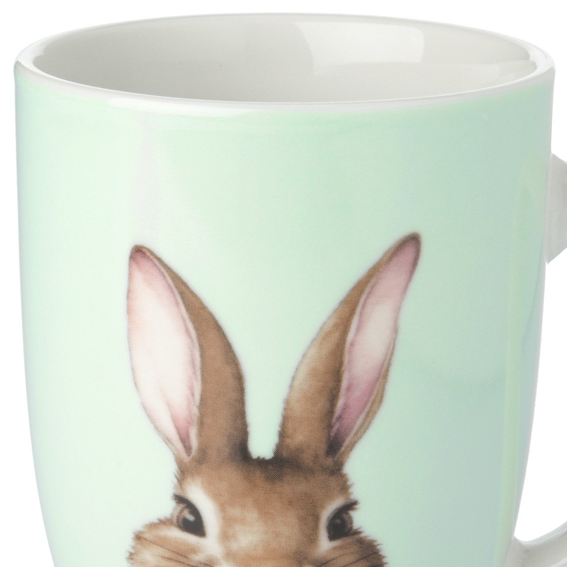 Beker met haasjesmotieven