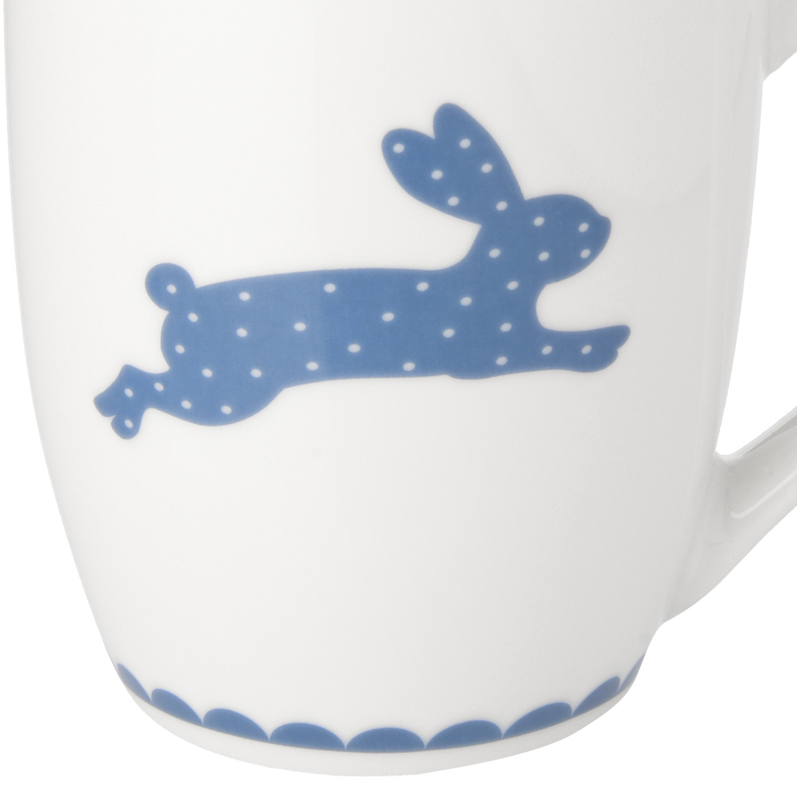 Beker met haasjesmotieven