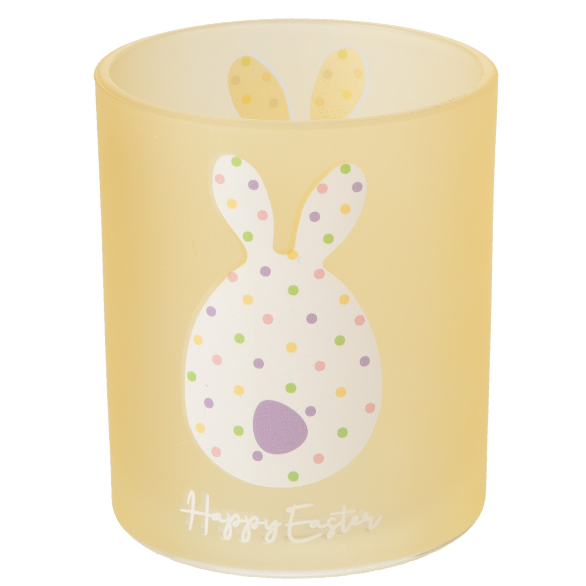 Windlicht met hazenprint