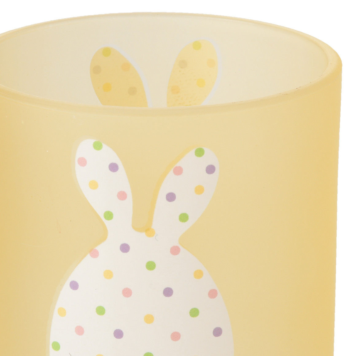 Windlicht met hazenprint