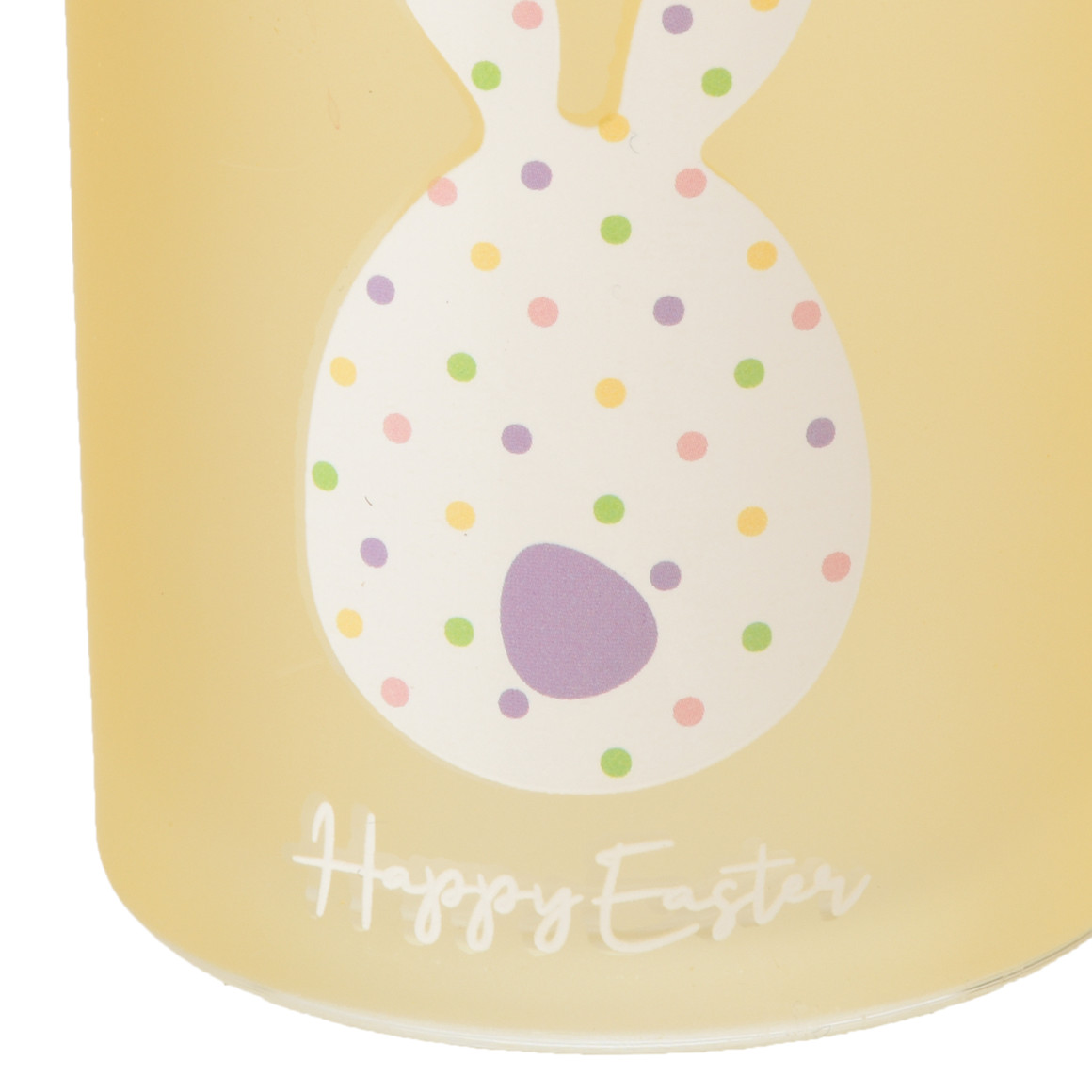 Windlicht met hazenprint