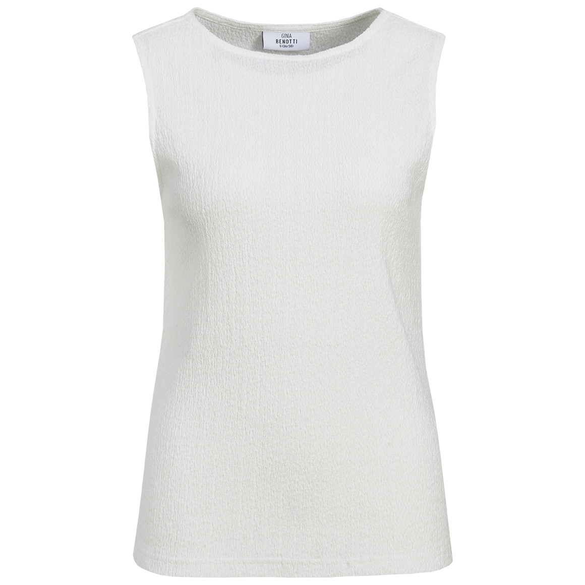Damen Top in Crepp-Optik
