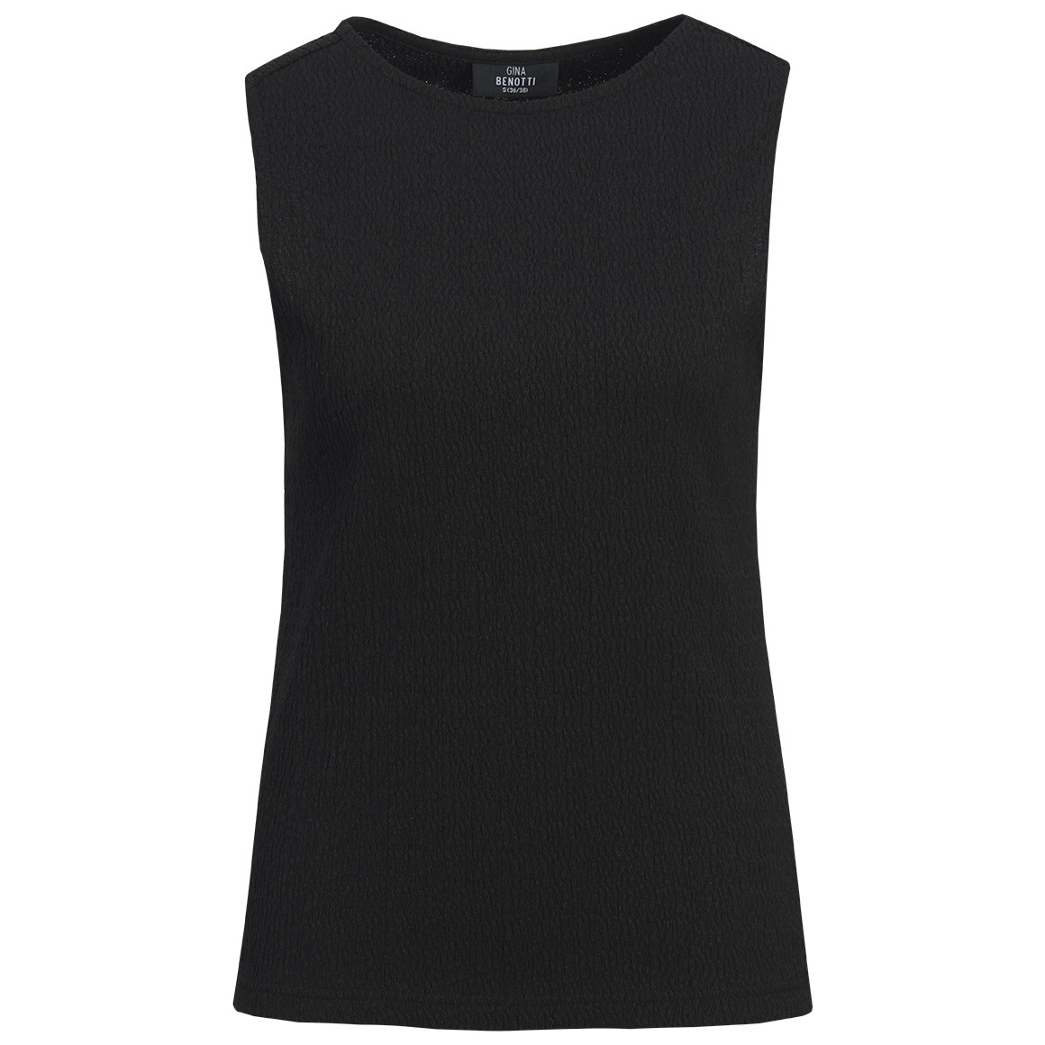 Damen Top in Crepp-Optik
