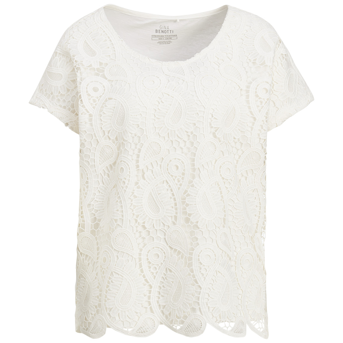 Damen T-Shirt mit Spitze