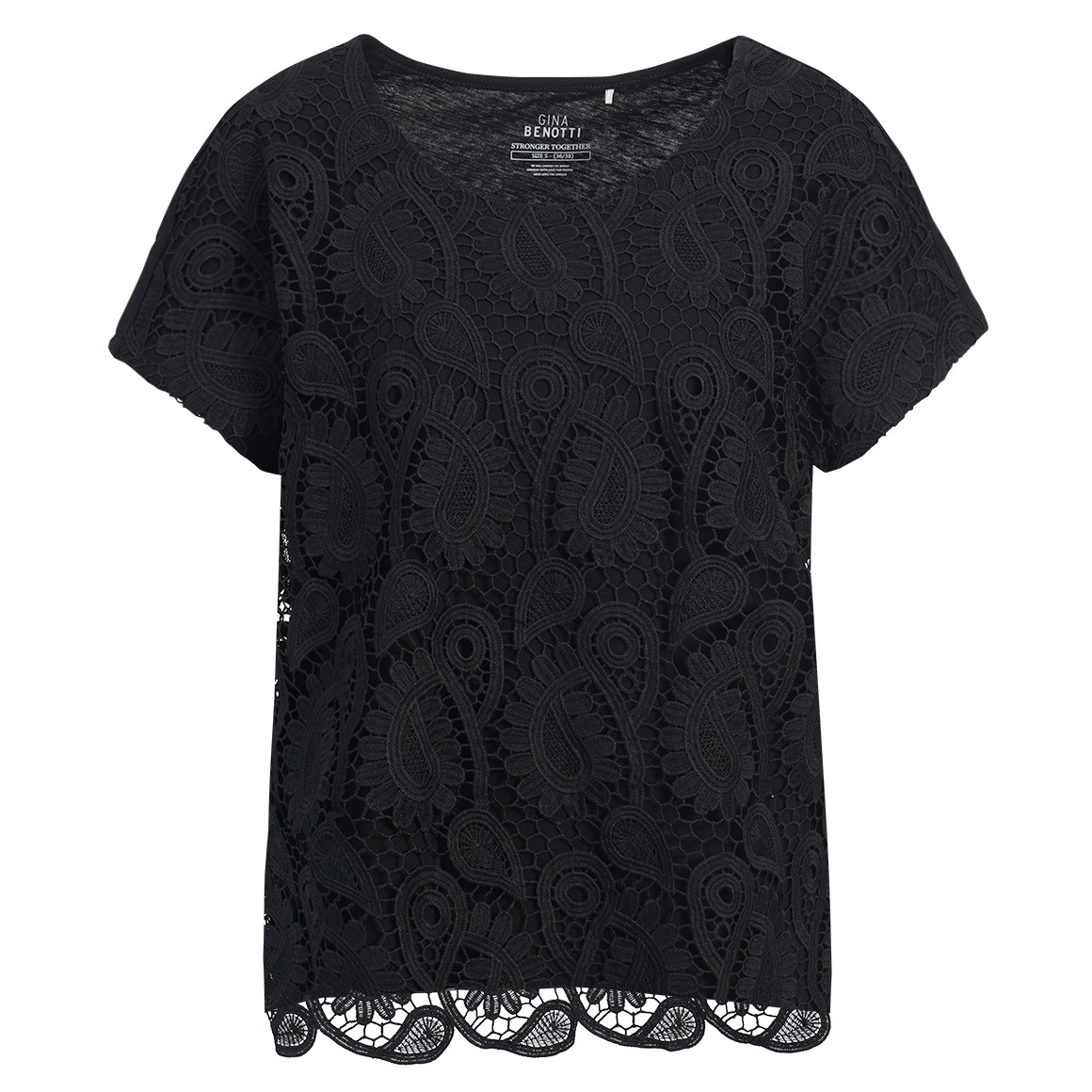Damen T-Shirt mit Spitze