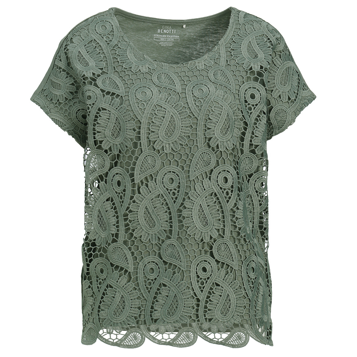 Damen T-Shirt mit Spitze