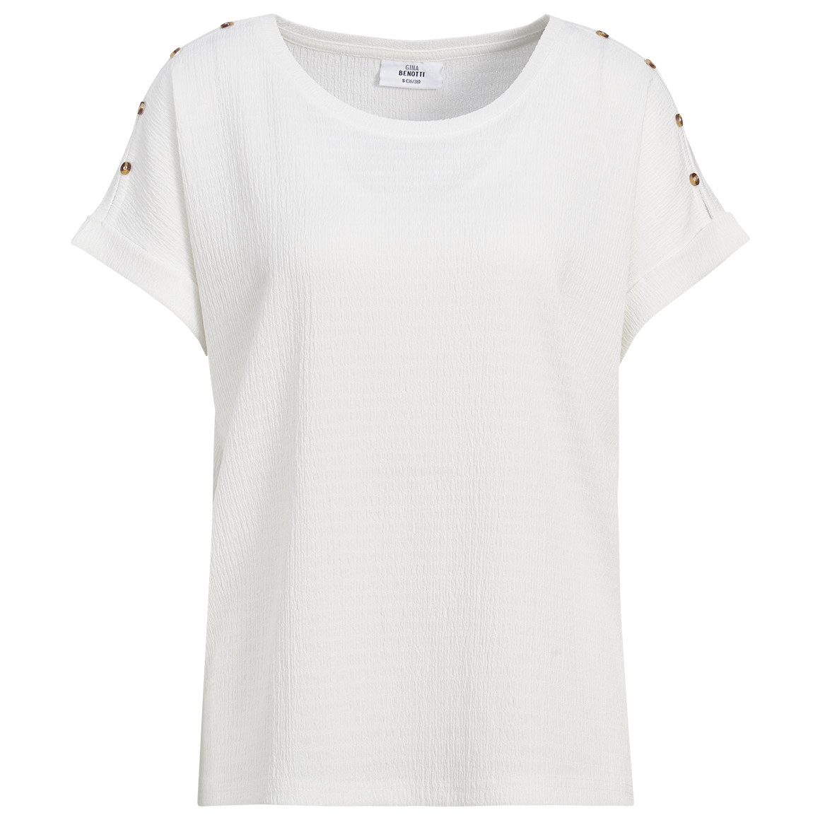 Damen T-Shirt aus strukturiertem Material