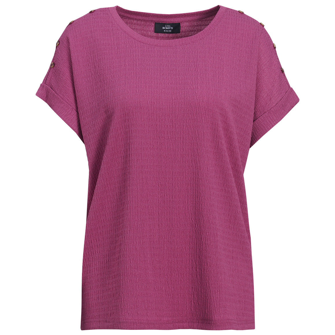 Damen T-Shirt aus strukturiertem Material