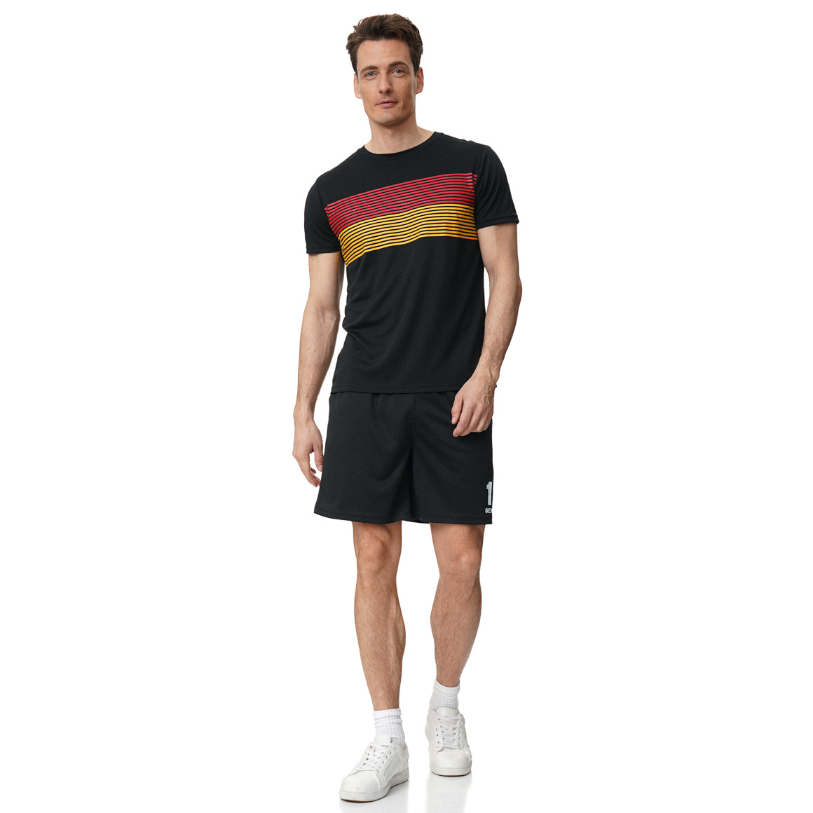 Herren Sport-Shorts im Fußball-Design