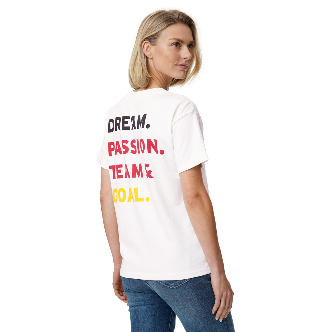 Damen T-Shirt im Fußball-Design