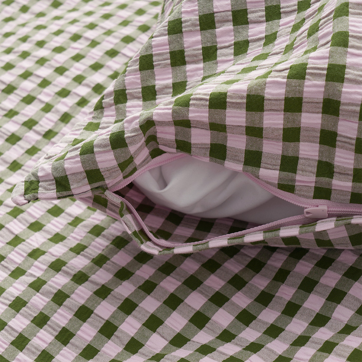 Seersucker Bettwäsche 135 x 200 cm