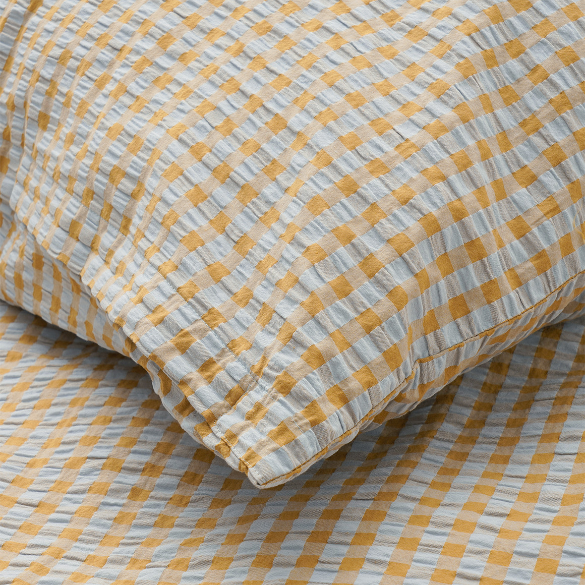 Seersucker Bettwäsche 155 x 220 cm