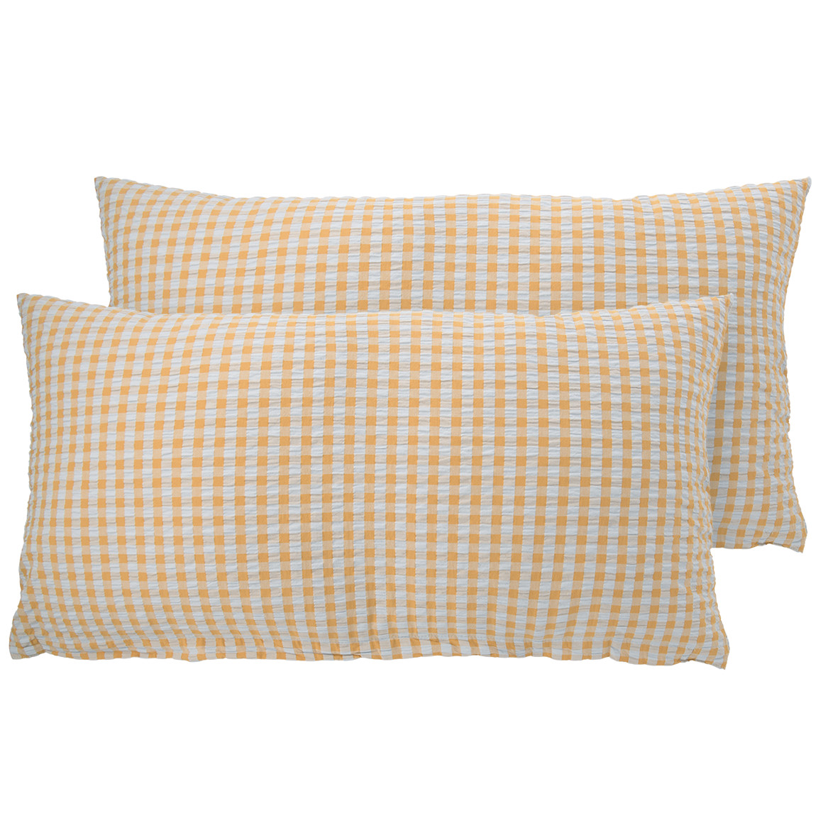 2 Seersucker Kissenhüllen