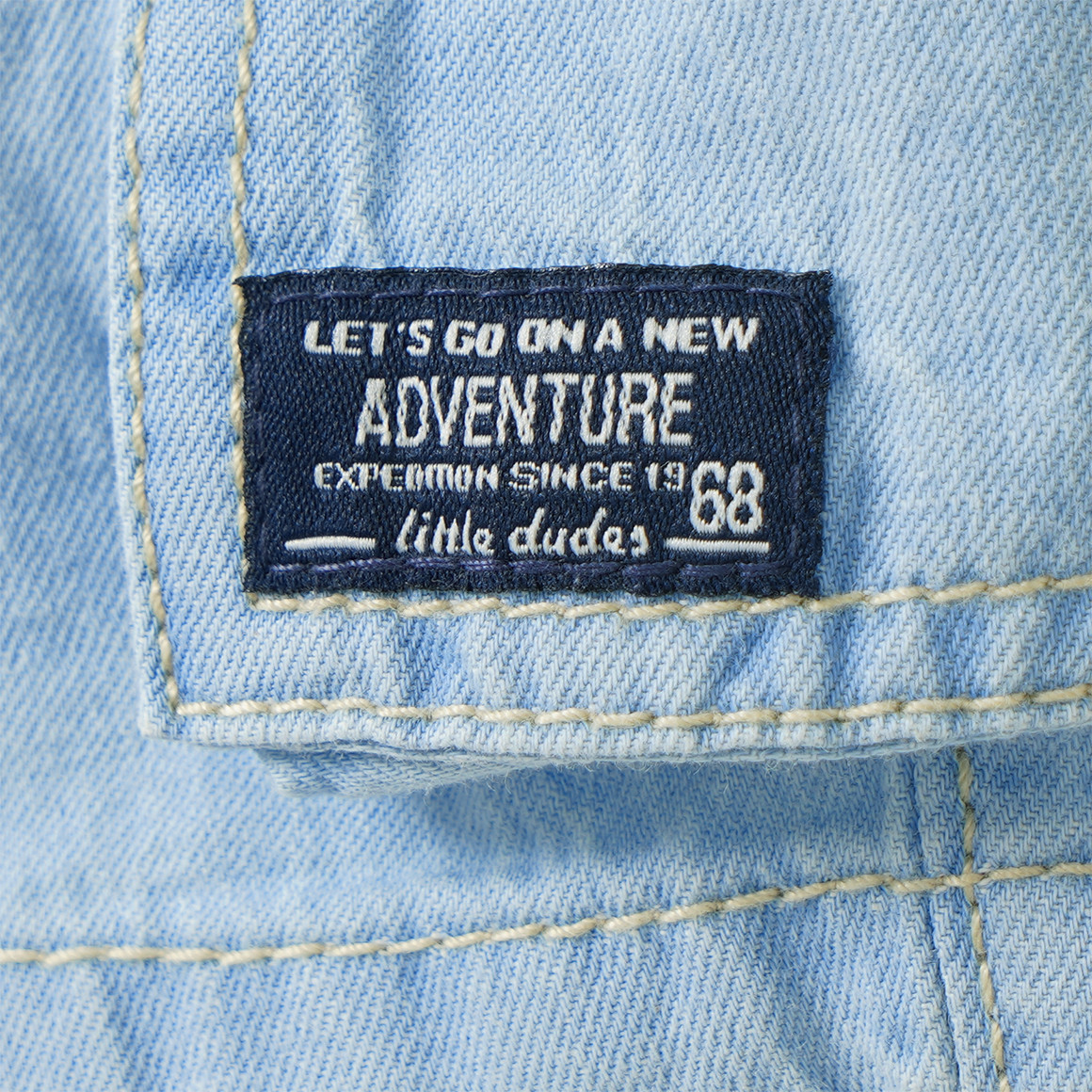Baby Denim-Shorts mit Cargo-Taschen