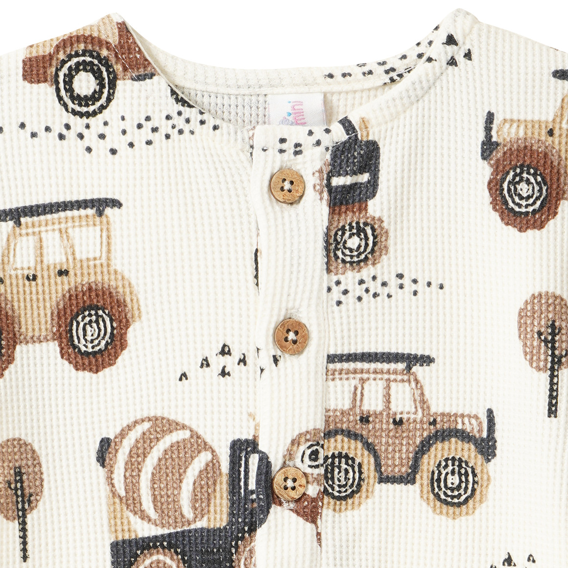 Newborn Overall mit Waffelstruktur