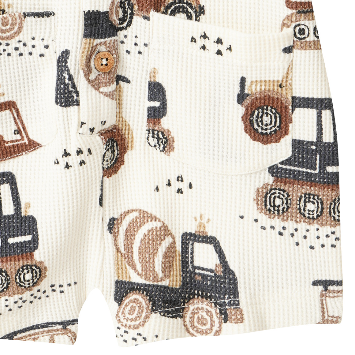 Newborn Overall mit Waffelstruktur