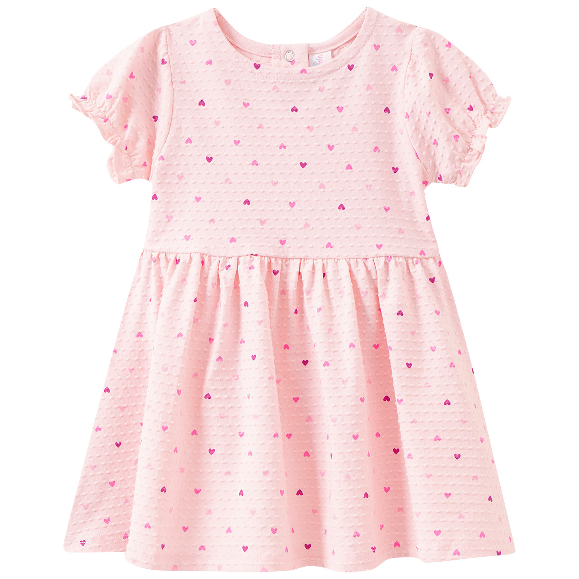 Baby Kleid mit Herzchen-Print