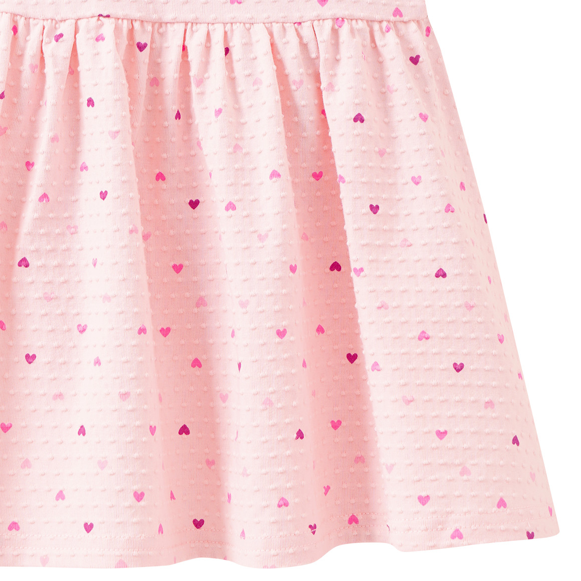 Baby Kleid mit Herzchen-Print