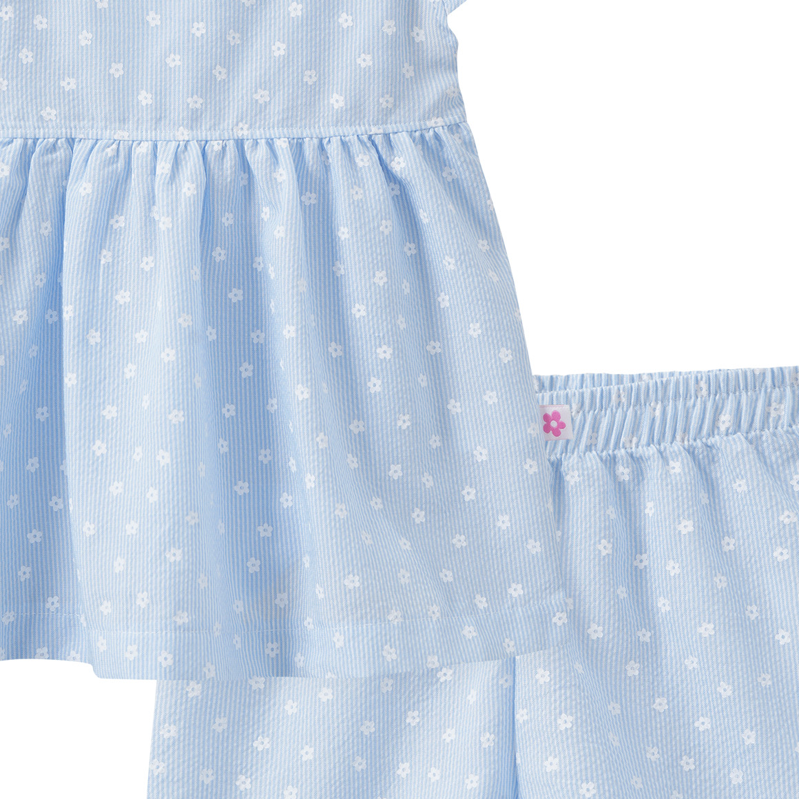 Baby Set aus Bluse und Shorts