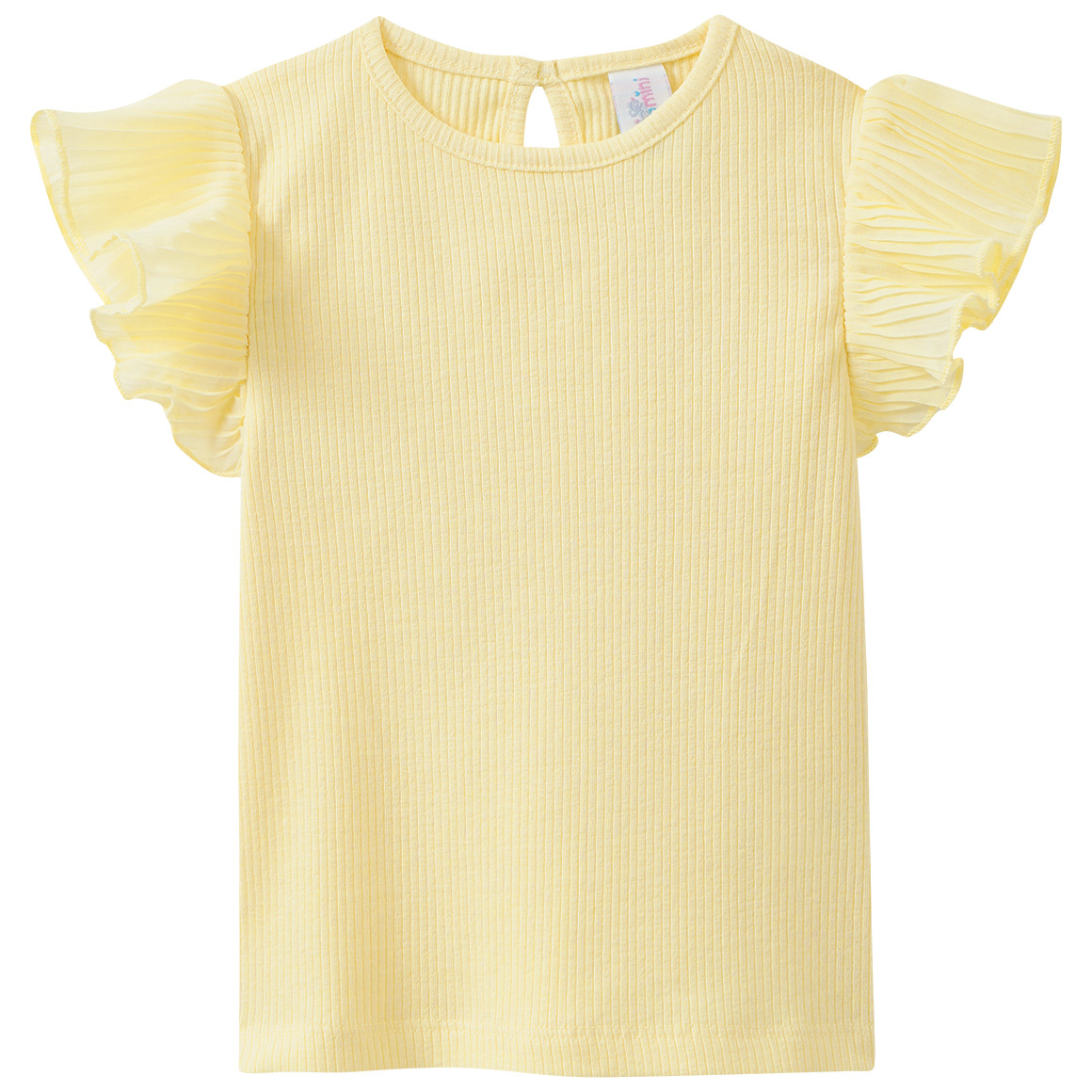 Baby T-shirt met geribbelde structuur
