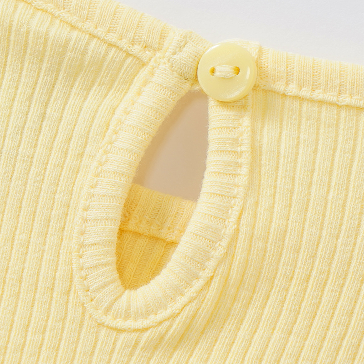 Baby T-shirt met geribbelde structuur