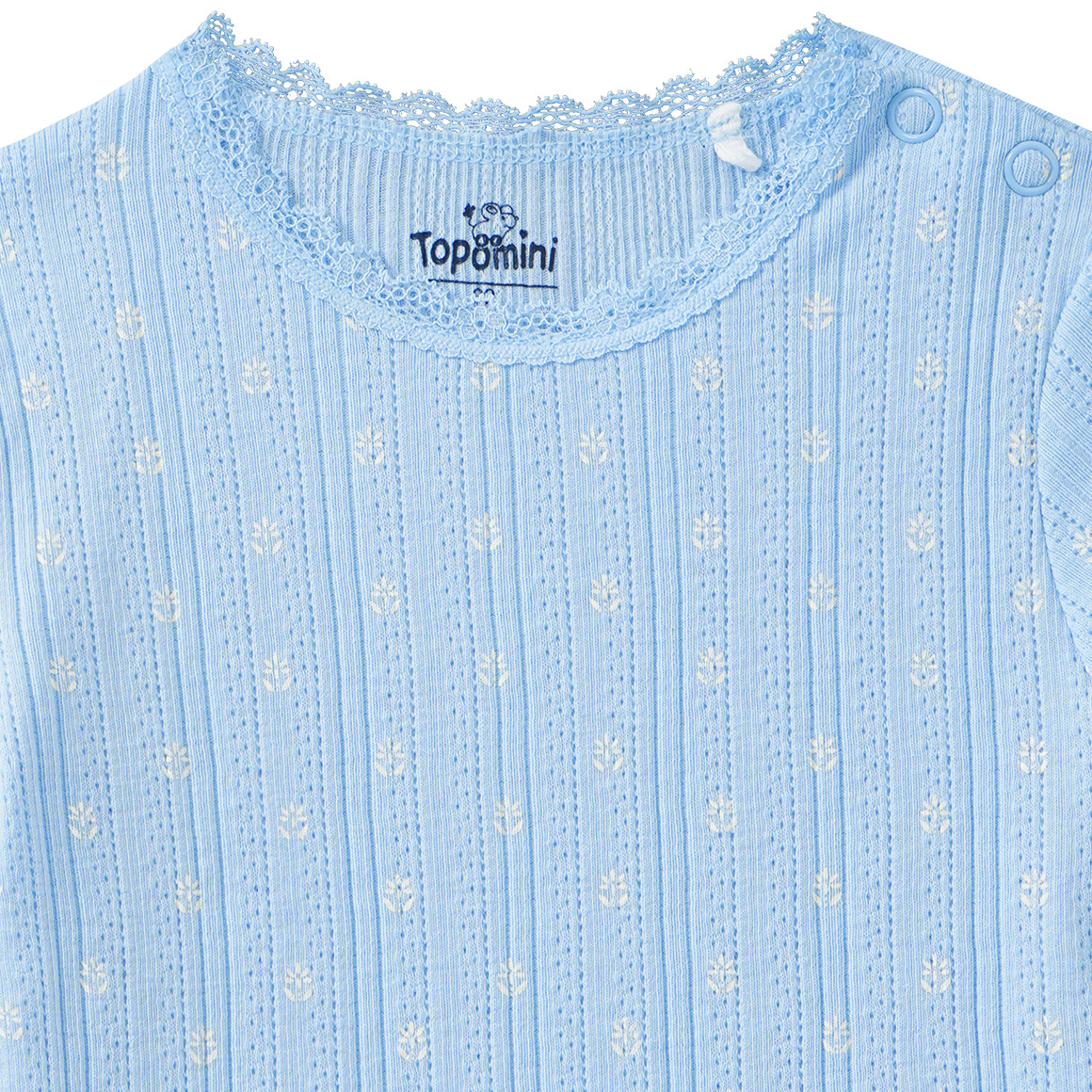 Baby T-Shirt mit Ajour-Muster