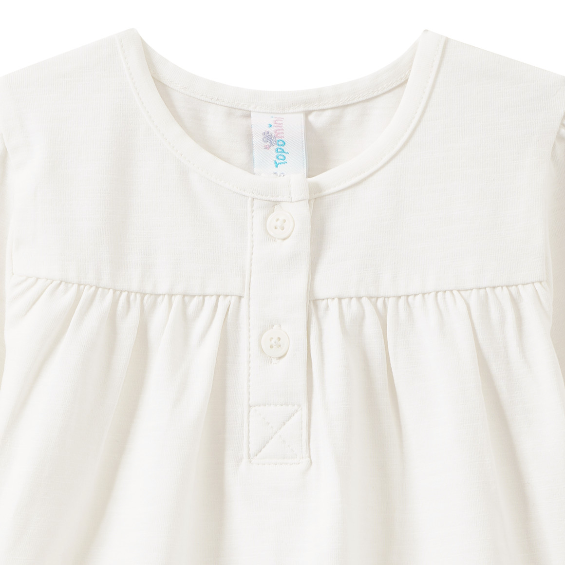 Baby T-Shirt mit Knopfleiste