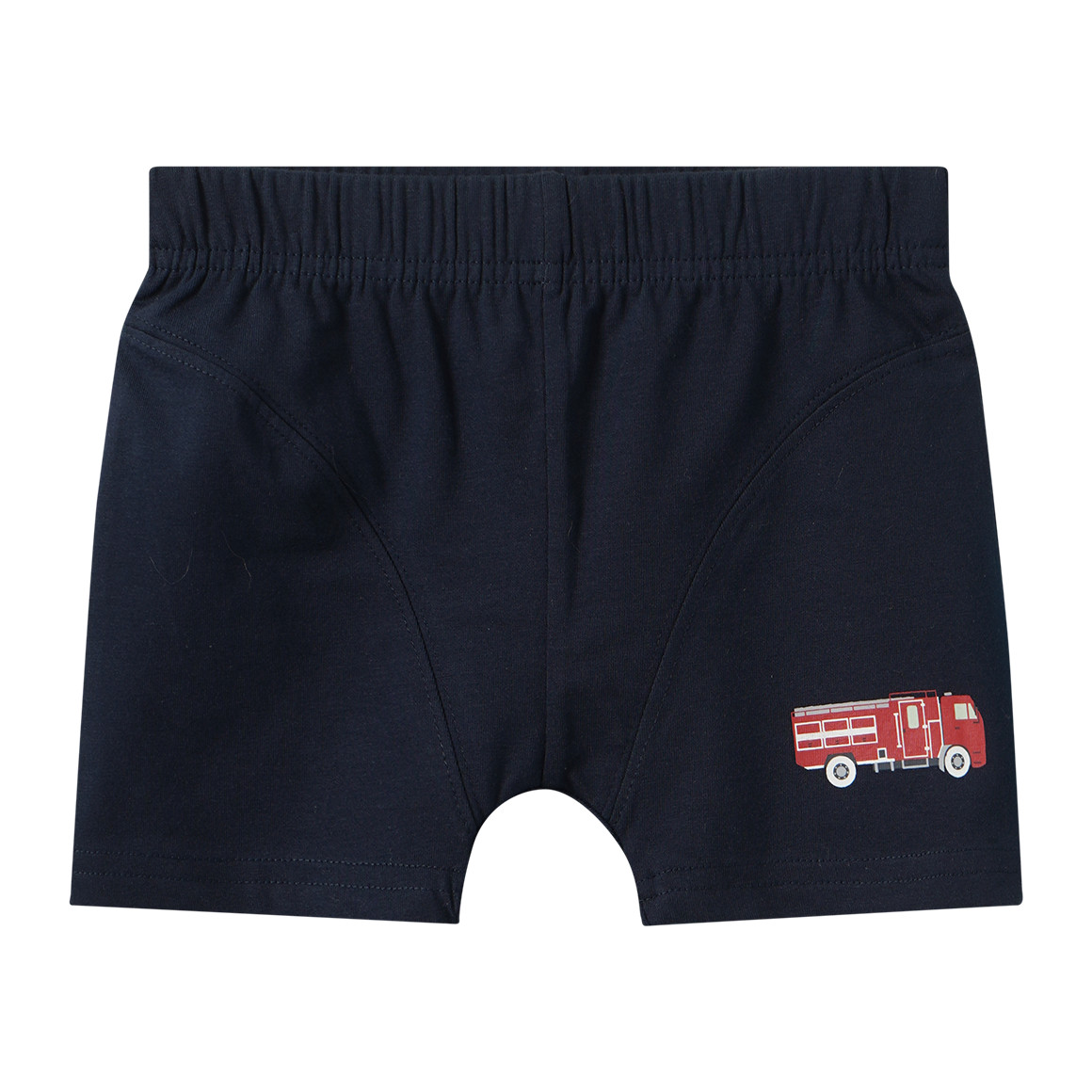5 Jungen Boxer mit Feuerwehr-Motiven