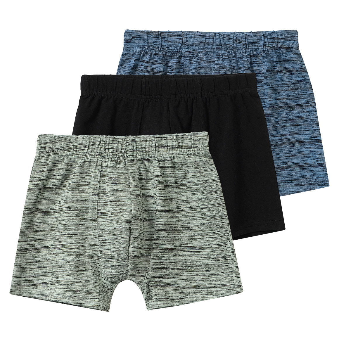 3 Jungen Boxer in verschiedenen Dessins