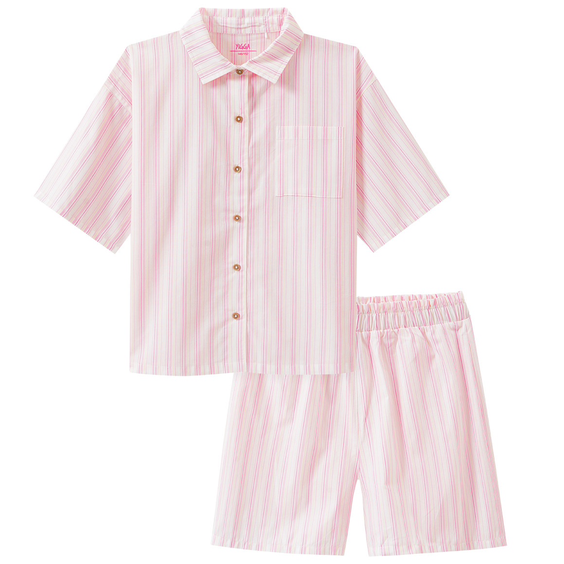 Mädchen Shorty im Streifen-Look