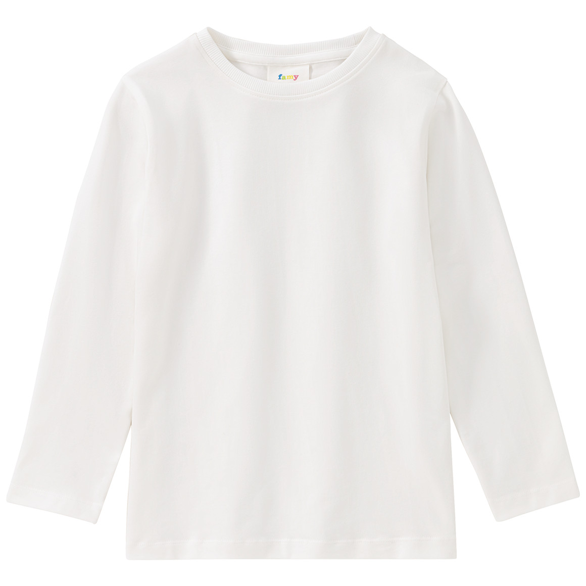 3 Kinder Langarmshirts im Basic-Look